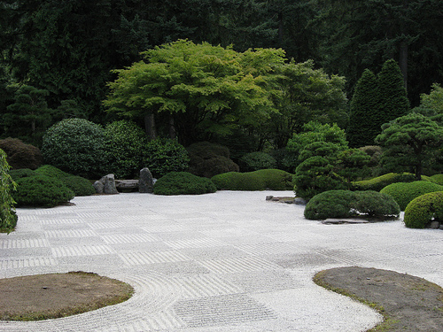 Природа. Японский сад камней. wilsonB 2008.
