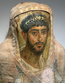 Египет Файюмский портрет мужчины, I—III века.